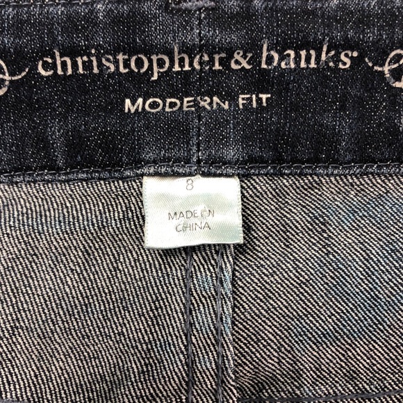 Christopher & Banks, Modern Fit Jeans Sz 8 EUC - Picture 7 of 8